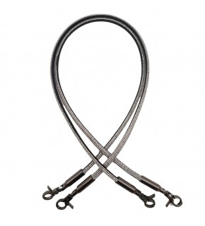 Çanta Aksesuar Taşlı Kancalı Kovanlı Çift Çanta Sapı Füme Renk