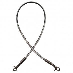 Çanta Aksesuar Suni Deri 5 mm Düğüm Model Tek Çanta Sapı 85 Cm (Koyu Kahve  Renk)