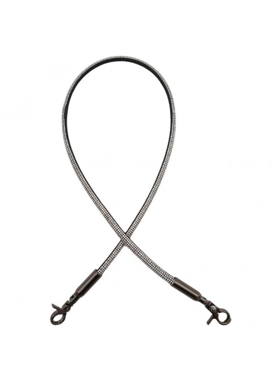 Çanta Aksesuar Suni Deri 5 mm Düğüm Model Tek Çanta Sapı 85 Cm (Koyu Kahve  Renk)