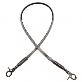 Çanta Aksesuar Suni Deri 5 mm Düğüm Model Tek Çanta Sapı 85 Cm (Koyu Kahve  Renk)