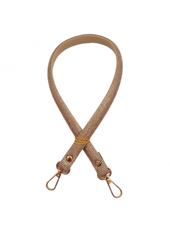 Çanta Aksesuar Taşlı Kancalı Tek Çanta Sapı Gold Renk 1 Adet