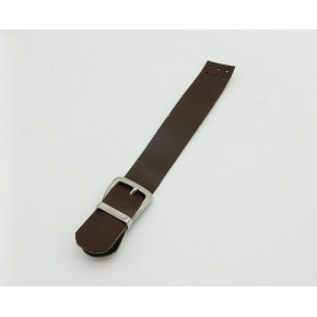 Çanta Aksesuar Tek Kat 18 Cm Suni Deri Kahverengi Kapak Gümüş Metal