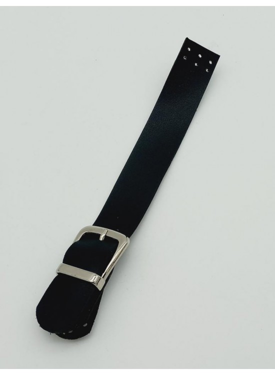 Çanta Aksesuar Tek Kat 18 Cm Suni Deri Siyah Kapak Gümüş Metal