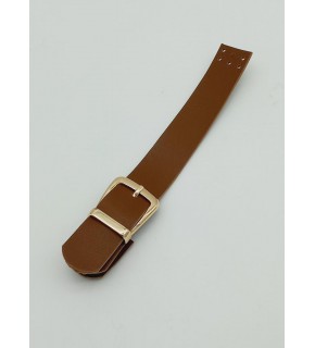 Çanta Aksesuar Tek Kat 18 Cm Suni Deri Taba Kapak Light Gold Metal