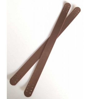 Çanta Aksesuar Tek Kat Kalın Suni Deri El Çanta Sapı 35 Cm Bakır Renk