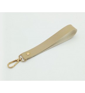 Çanta Aksesuar Tek Kat Suni Deri Bej Renk Elcik Light Gold Metal