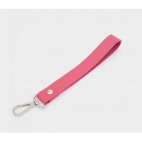 Çanta Aksesuar Tek Kat Suni Deri Fuşya Renk Elcik Gümüş Metal