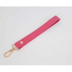 Çanta Aksesuar Tek Kat Suni Deri Fuşya Renk Elcik Light Gold Metal