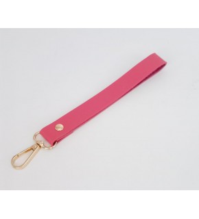 Çanta Aksesuar Tek Kat Suni Deri Fuşya Renk Elcik Light Gold Metal