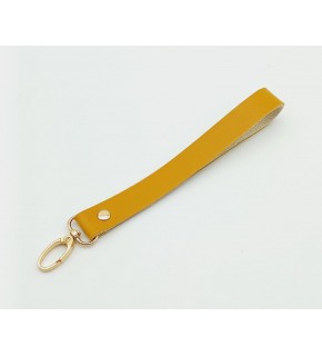 Çanta Aksesuar Tek Kat Suni Deri Hardal Renk Elcik Light Gold Metal