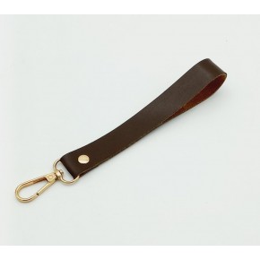 Çanta Aksesuar Tek Kat Suni Deri Kahverengi Elcik Light Gold Metal