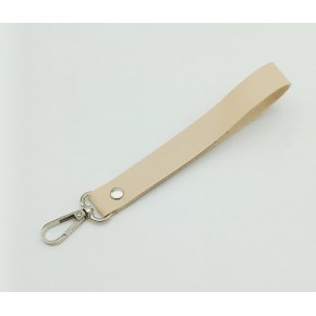 Çanta Aksesuar Tek Kat Suni Deri Krem Renk Elcik Gümüş Metal