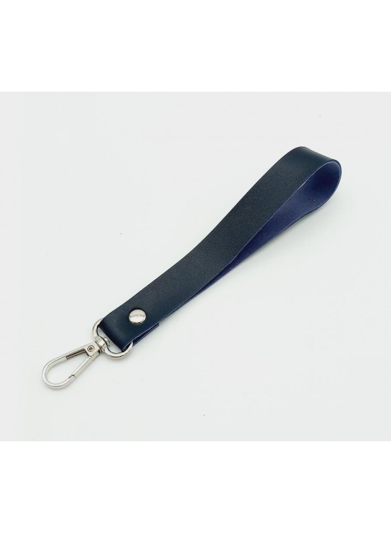 Çanta Aksesuar Tek Kat Suni Deri Lacivert Renk Elcik Gümüş Metal