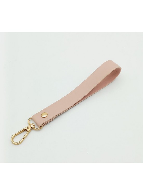 Çanta Aksesuar Tek Kat Suni Deri Pudra Renk Elcik Light Gold Metal