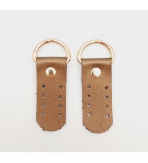 Çanta Aksesuar Tek Kat Suni Deri Sapucu Böce Bakır Renk Light Gold Metalli