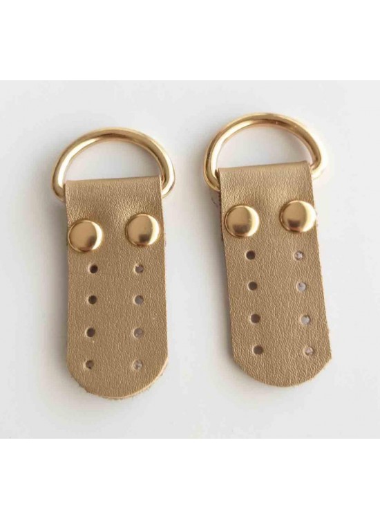 Çanta Aksesuar Tek Kat Suni Deri Sapucu (Böce) Gold Renk Gold Metal