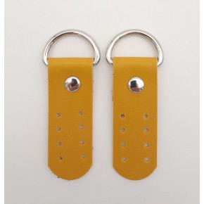 Çanta Aksesuar Tek Kat Suni Deri Sapucu Böce Hardal Renk Gümüş Metalli