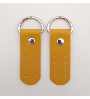 Çanta Aksesuar Tek Kat Suni Deri Sapucu Böce Hardal Renk Gümüş Metalli