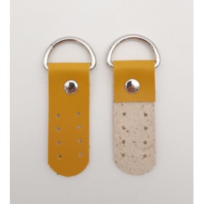 Çanta Aksesuar Tek Kat Suni Deri Sapucu Böce Hardal Renk Gümüş Metalli