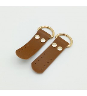 Çanta Aksesuar Tek Kat Suni Deri Sapucu Böce Taba Light Gold Metalli