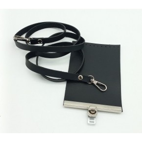 Çanta Aksesuar Tek Kat Suni Deri Siyah Renk Çanta Seti Gümüş Metalli