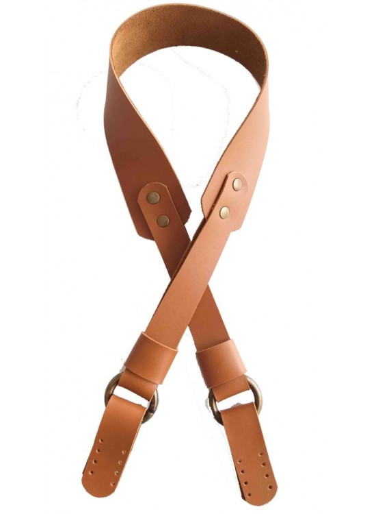 Çanta Aksesuar Tek Kat Suni Deri Taba Köprülü Çanta Sapı Antik Metalli