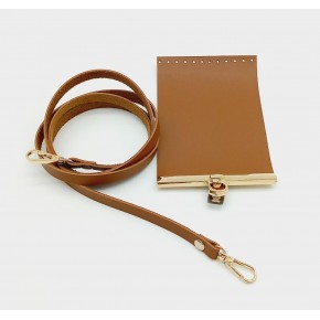 Çanta Aksesuar Tek Kat Suni Deri Taba Renk Çanta Seti Light Gold Metalli