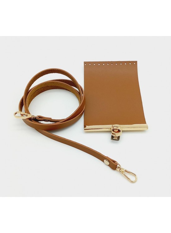 Çanta Aksesuar Tek Kat Suni Deri Taba Renk Çanta Seti Light Gold Metalli