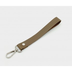 Çanta Aksesuar Tek Kat Suni Deri Vizon Renk Elcik Gümüş Metal