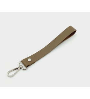 Çanta Aksesuar Tek Kat Suni Deri Vizon Renk Elcik Gümüş Metal