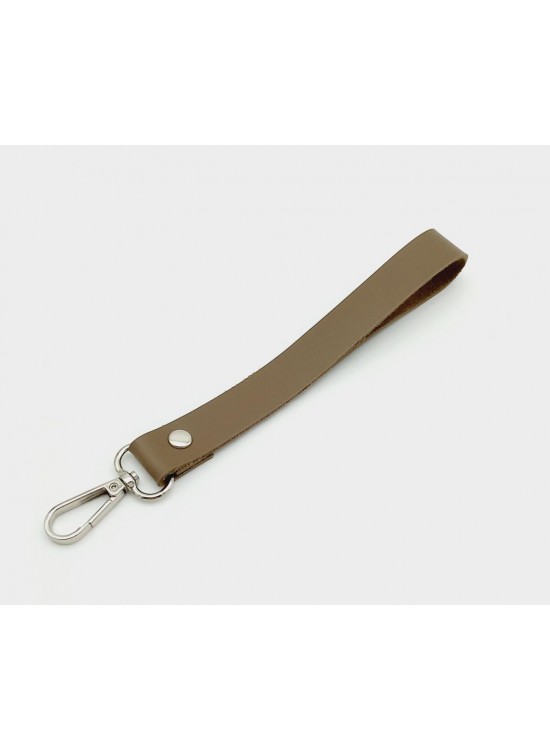 Çanta Aksesuar Tek Kat Suni Deri Vizon Renk Elcik Gümüş Metal