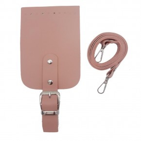 Çanta Aksesuar Tokalı Kapak Aparatlı Suni Deri Çanta Seti Pudra