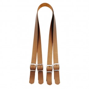 Çanta Aksesuar Tokalı Model Suni Deri Bakır Renk Çift Çanta Sapı Gümüş Metal