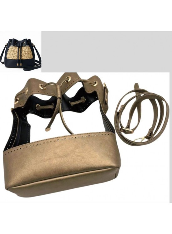 Çanta Aksesuar Torba Model Çanta Yapım Aparatı Gold Renk Light Gold Metalli