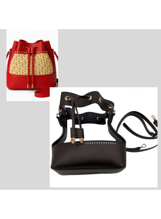 Çanta Aksesuar Torba Model Çanta Yapım Aparatı  Koyu Kahve Light Gold Metalli