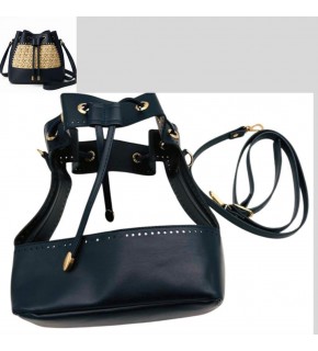 Çanta Aksesuar Torba Model Çanta Yapım Aparatı Lacivert Renk Light Gold Metalli