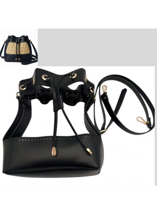 Çanta Aksesuar Torba Model Çanta Yapım Aparatı Siyah Renk Light Gold Metalli