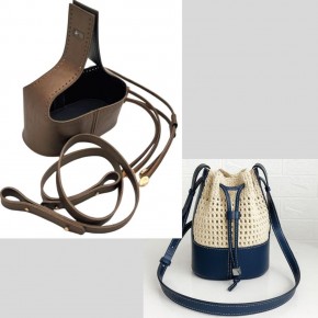 Çanta Aksesuar Torba2 Model Çanta Yapım Aparatı Bakır Renk Light Gold Metalli