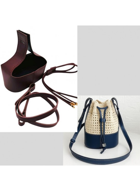 Çanta Aksesuar Torba2 Model Çanta Yapım Aparatı Bordo Renk Light Gold Metalli