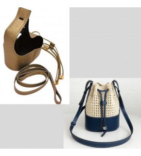 Çanta Aksesuar Torba2 Model Çanta Yapım Aparatı Gold Renk Light Gold Metalli