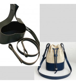 Çanta Aksesuar Torba2 Model Çanta Yapım Aparatı Haki Renk Light Gold Metalli