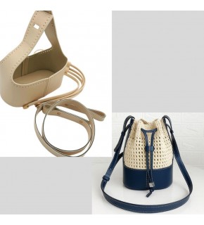 Çanta Aksesuar Torba2 Model Çanta Yapım Aparatı Krem Renk Light Gold Metalli