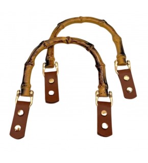 Çanta Aksesuar Troklu Taba Derili Plastik Çanta Sapı