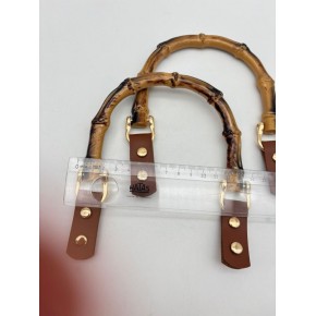 Çanta Aksesuar Troklu Taba Derili Plastik Çanta Sapı