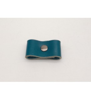 Çanta Aksesuar Turkuaz Gerçek Deri Büzgülük Füme Metalli