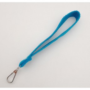 Çanta Aksesuar Turkuaz Pamuklu Kolon Elcik Gümüş Metalli