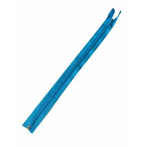 Çanta Aksesuar Turkuaz Renk 40 Cm Plastik Diş Fermuar Fd10