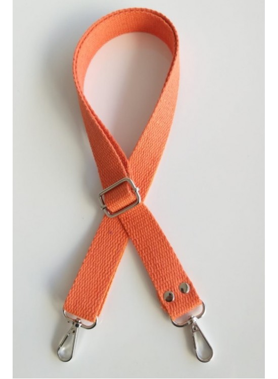 Çanta Aksesuar Turuncu Pamuklu Kolon Ayarlamalı Çanta Sapı Çanta Aksesuar Turuncu Pamuklu Kolon Ayarlamalı Çanta Sapı