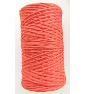 Çanta Aksesuar Turuncu Renk Bükümlü Rafya No:11