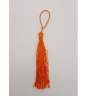 Çanta Aksesuar Turuncu Renk Floş Püskül 1 Adet